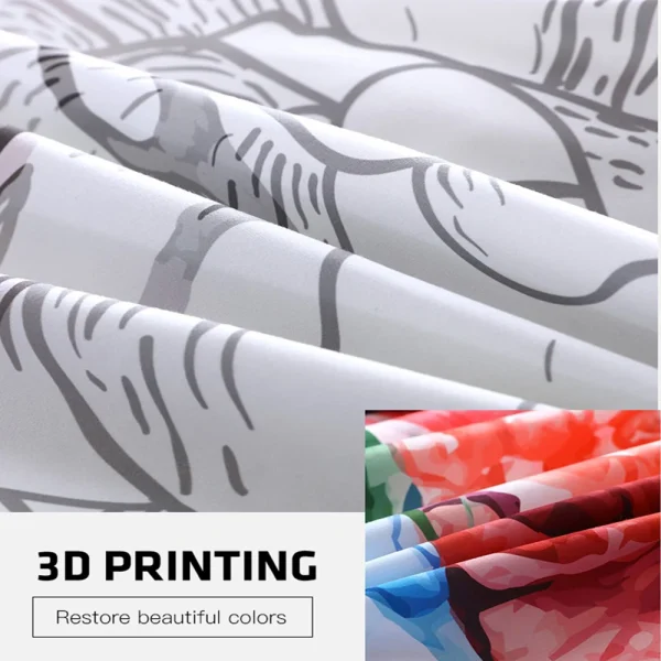 Colored Marble Bedding Set Duvet Cover Set 3d Bedding Digital Printing Bed Linen Queen Size Bedding Set Fashion Design - Image 2